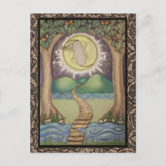 Postale Carte Moon Tarot
