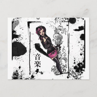 Postale Carte Ongaku