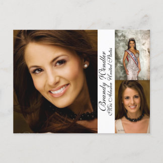 Postale Carte Pageant Autograph/Comp