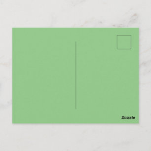 Postale Carte personnalisée Sage Picture-Perfect Standard
