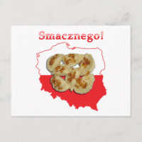 Carte polonaise de Pierogi Smacznego