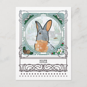 POSTALE CARTE POST-HIVER