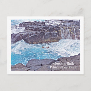 POSTALE CARTE POSTALE, BAIN DE LA REINE/PRINCEVILLE, KAUAI