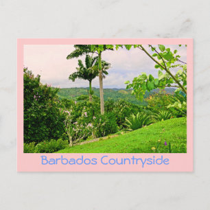 Postale carte postale, "BEAU BARBADOS COUNTRYSIDE (PHOTOG)
