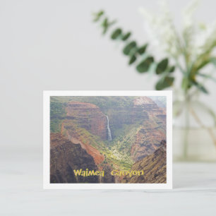 POSTALE CARTE POSTALE, CANYON WAIMEA /CASCADES, KAUAI, HAW