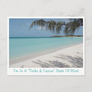 POSTALE CARTE POSTALE/"I M IN A TURKS & CAICOS" ETAT D'ESP