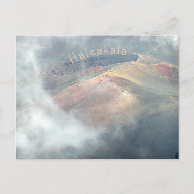Postale carte postale, MAUI/HALEAKALA DANS LES NUAGES (Devant)