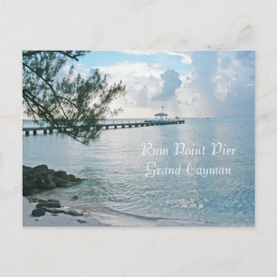 POSTALE CARTE POSTALE, "RUM POINT PIER, GRAND CAYMAN"