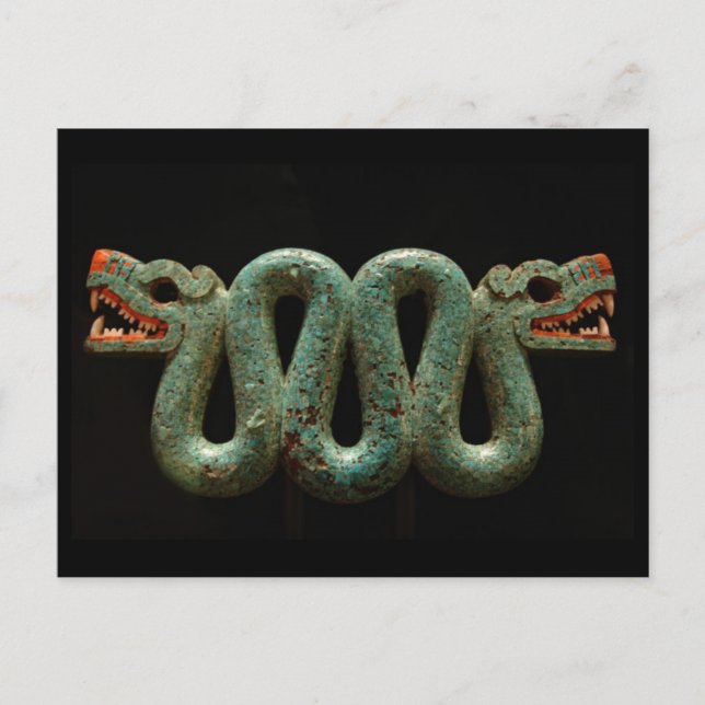 Postale Carte postale: Serpent aztèque (Devant)