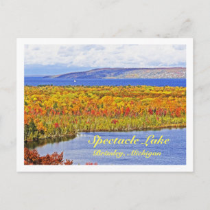 Postale carte postale, Spectacle Lake, Brimley, Michigan