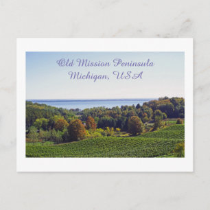 Postale carte postale, "VIEILLE MISSION PENINSULA/MICHIGAN