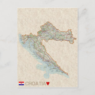 Postale CARTE POSTCARDS ♥ Croatie