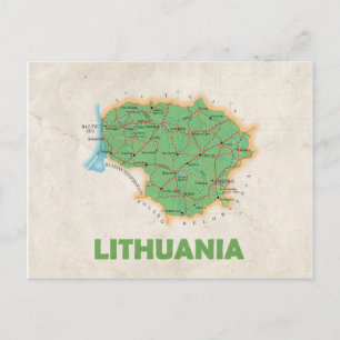 Postale CARTE POSTCARDS ♥ Lituanie