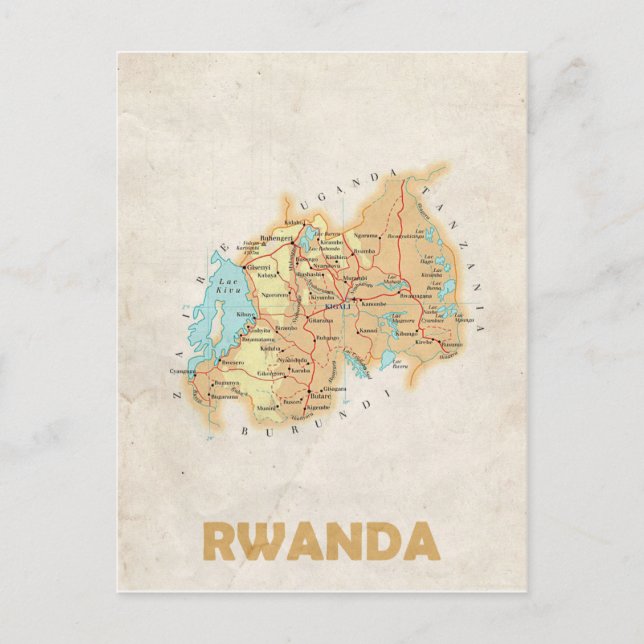 Postale CARTE POSTCARDS ♥ Rwanda (Devant)