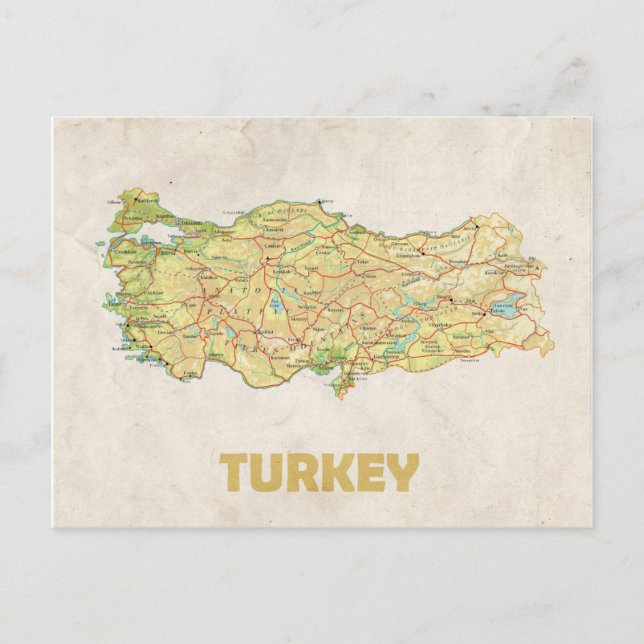 Postale CARTE POSTCARDS ♥ Turquie (Devant)