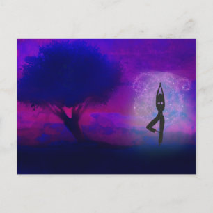 Postale Carte postérieure au yoga