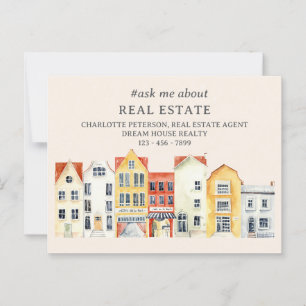 Postale Carte promotionnelle de style vintage pour agent i