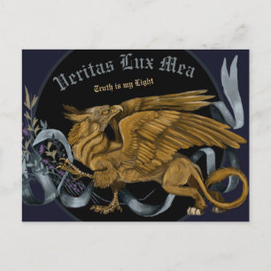 Postale Carte Regal Gold Griffin