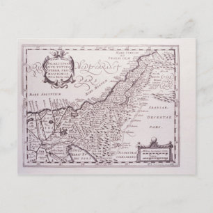 Postale Carte sacrée de la Palestine, la terre promise