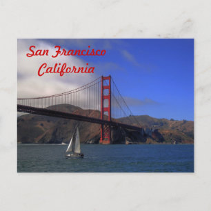 Postale Carte San Francisco California Golden Gate Bridge