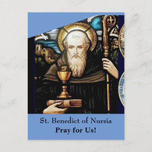 Postale Carte St. Benoît de Nursia