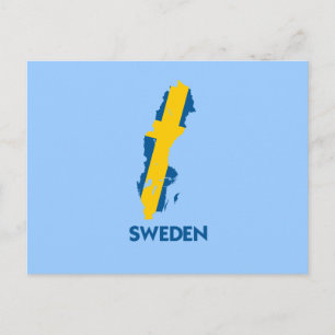 POSTALE CARTE SUÉDOISE