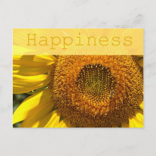 Postale Carte Sunflower Happy