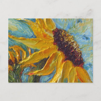 Postale Carte Sunflower Post