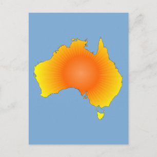 Postale Carte Sunny Australie