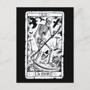 Postale Carte Tarot La Mort