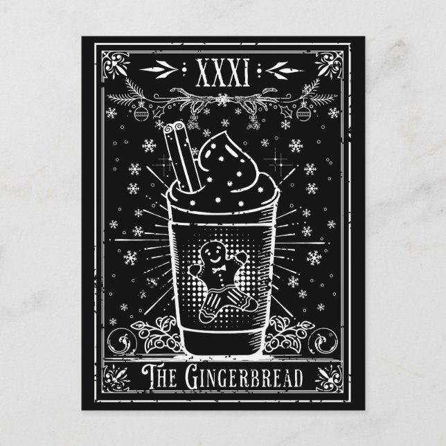 Postale Carte Tarot Latte Gingerbread (Devant)