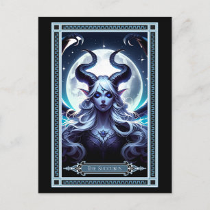 Postale Carte Tarot Succubus