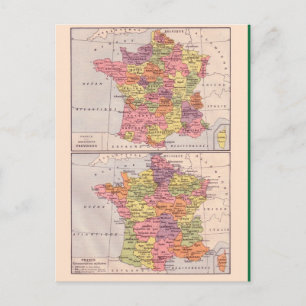 Postale Carte vintage, 1920, France