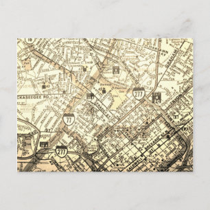 Postale Carte Vintage Charlotte, NC
