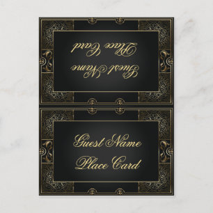Postale Carte vintage Classic Gatsby Style Place