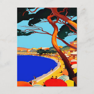Postale Carte vintage Côte d'Azur