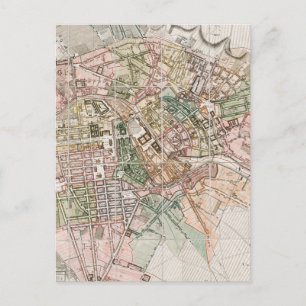 Postale Carte vintage de Berlin (1811)