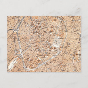 Postale Carte vintage de Bruxelles (1905)