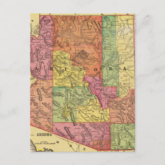 Postale Carte vintage de l'Arizona (1909)