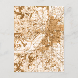 Postale Carte vintage Salem Oregon