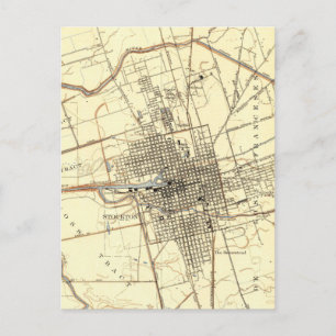 Postale Carte Vintage Stockton California