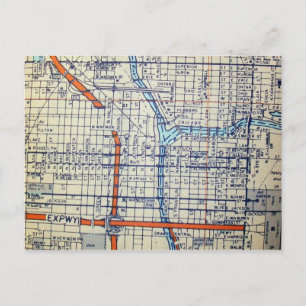 Postale Chicago, IL Carte Vintage