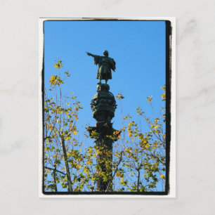 Postale Christopher Columbus - Barcelone, Espagne Carte po