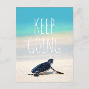 Postale Citation Motivationnelle Continuer à aller Carte d