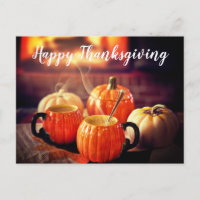 Citrouille Latte | Carte de remerciement de Thanks