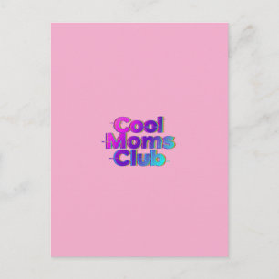 Postale Club des Mères Cool Carte de Fête des Mères Neon G