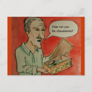 Postale Comment Pouvez-Vous Être Chaussures ? Carte postal