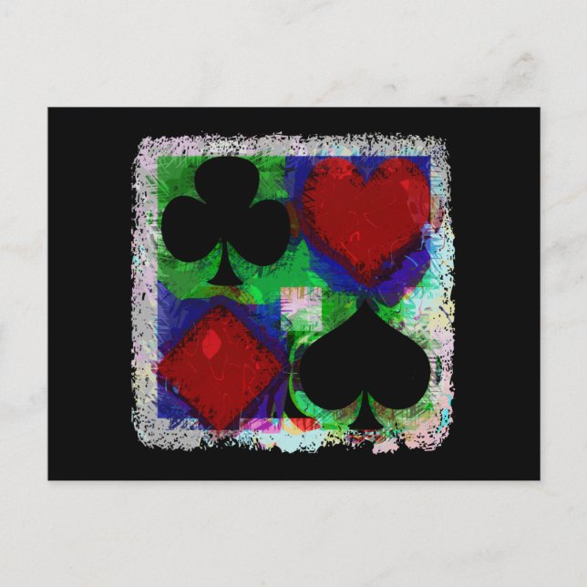 POSTALE CONCEPTION DE LA CARTE DE JEU (Devant)