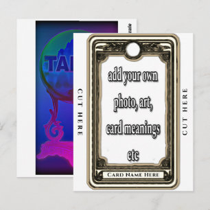 Postale Concevez Votre Propre Carte de Tarot