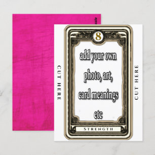 Postale Concevoir La Carte Tarot Force